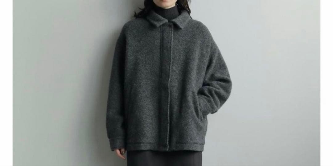 anuke アンヌーク Sliver Zip Blouzon 38