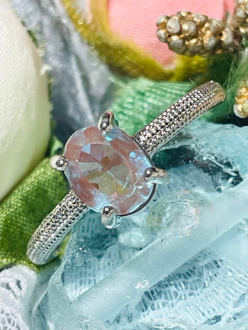 【saphiret】7×5㎜アンティーク　サフィレット　リング