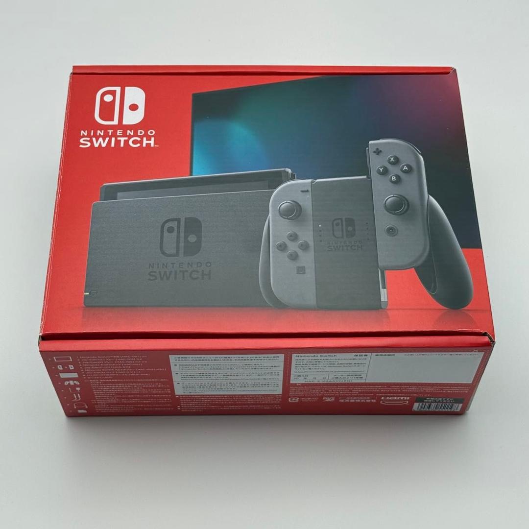 【新品未使用】ニンテンドースイッチ　バッテリー強化モデル　グレー