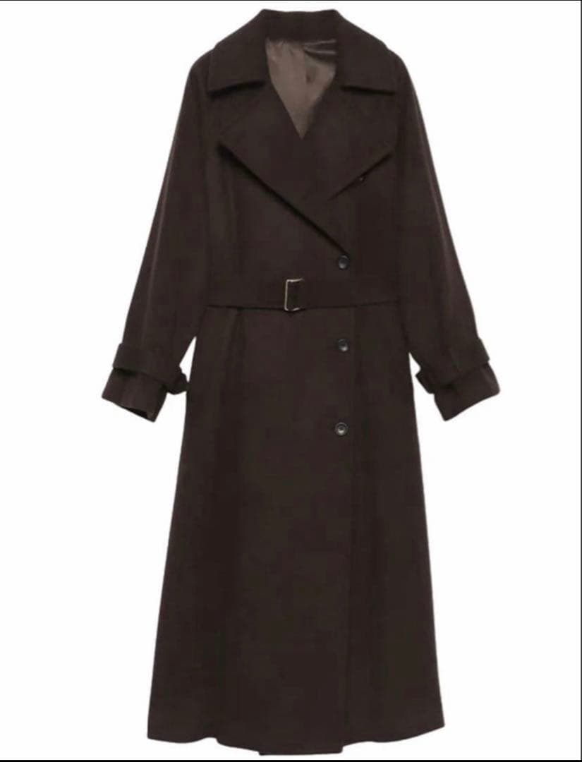 ゆきりぬ様　anuans ウールトレンチコート ブラウン M