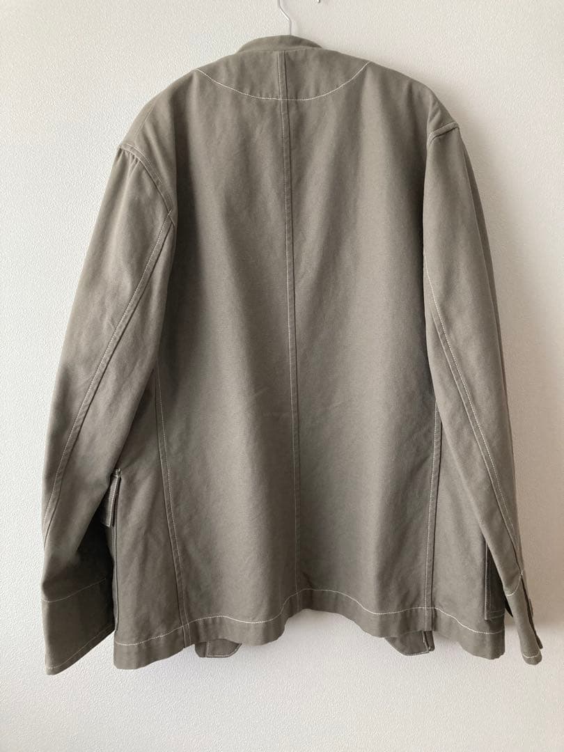 【LOLOLIKE /美品】ノーカラージャケット ボアベスト取り外し可付