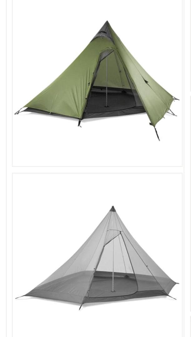 【美品】　廃盤　使用3回　希少　ゴーライト　シャングリラ5 ワンポールテント