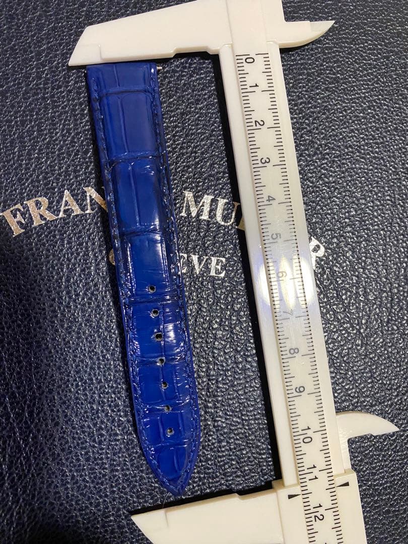18mm フランクミュラー 純正 ブルー ストラップ ベルト