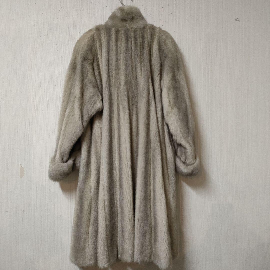 ミンクコート レディースLサイズ程 日本製 リアルファー