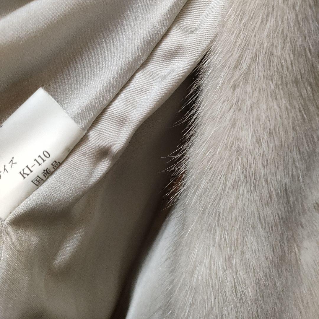 ミンクコート レディースLサイズ程 日本製 リアルファー