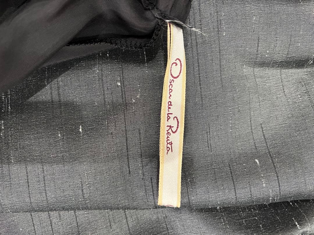 専用の品となりました❣️オスカー.デラレンタのミモレ丈ドレス#9号、M size