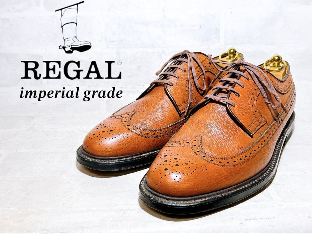 【美品】REGAL imperial grade ウィングチップ 27EEEcm