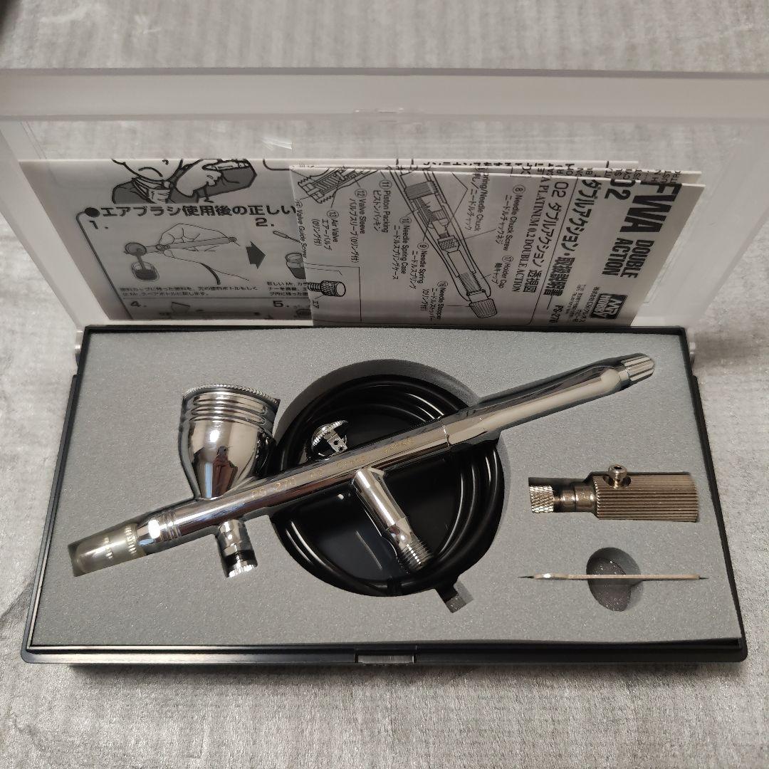 クレオス エアブラシ ps270 プラチナ0.2 WA ダブルアクション