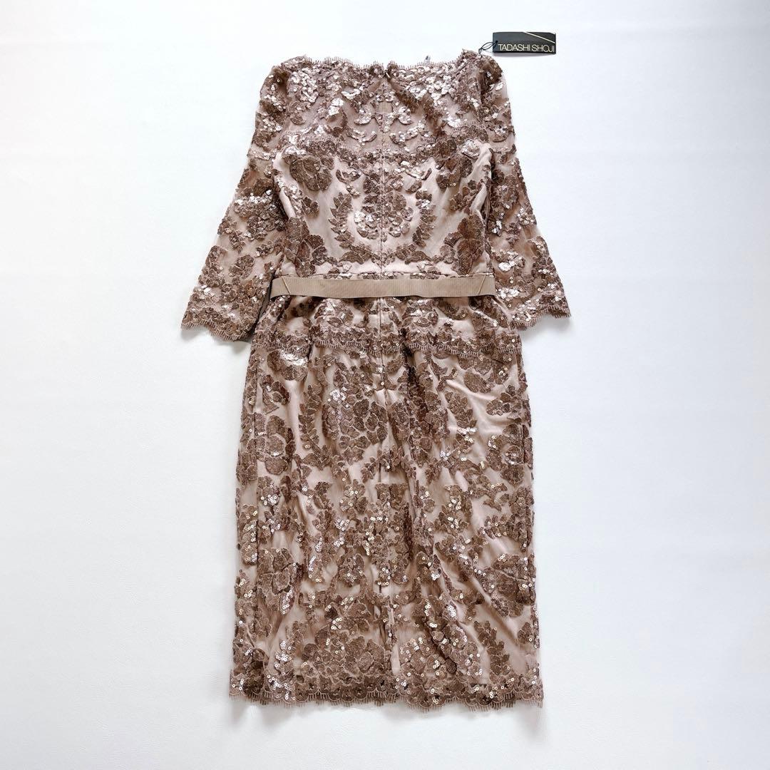 未使用✨タグ付き　TADASHI SHOJI スパンコール ベルト　ドレス