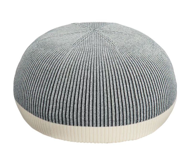 無印良品IDEE イデー プーフ PUUF グレー Ｗｈｉｔｅ×ＢｌａｃｋＭｉｘ