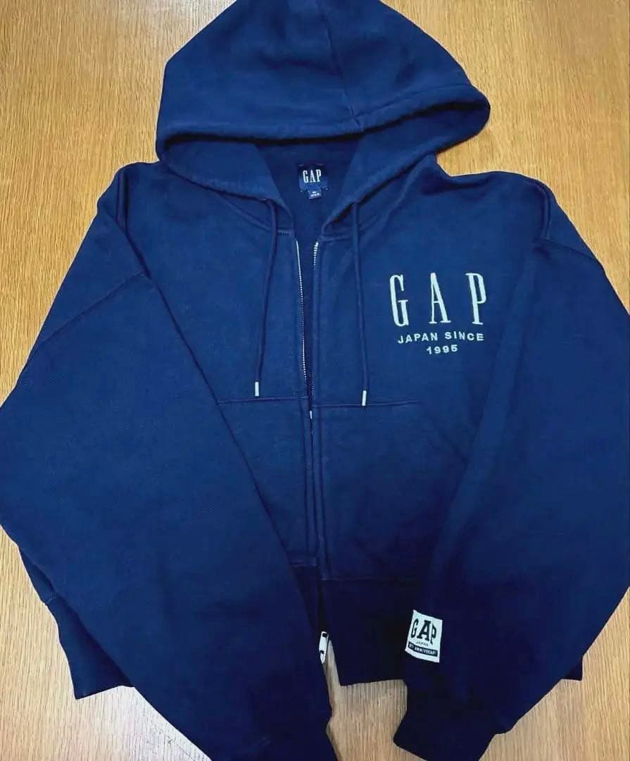 GAP 30th 30周年アニバーサリー ヘビーウェイト パーカー M ネイビー