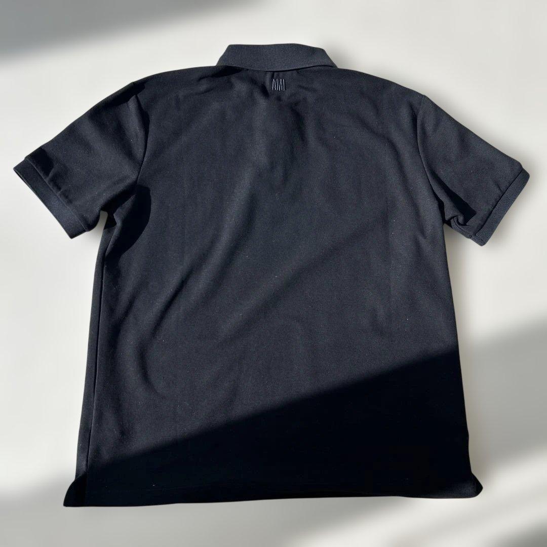 ami アミパリス 黒 ポロシャツ 半袖