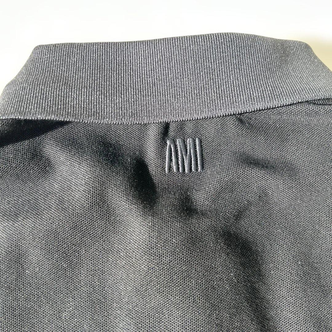 ami アミパリス 黒 ポロシャツ 半袖