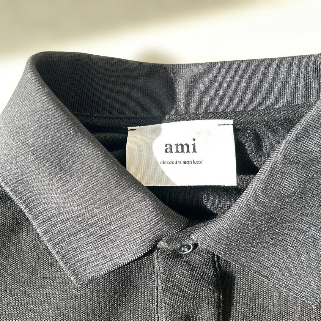 ami アミパリス 黒 ポロシャツ 半袖