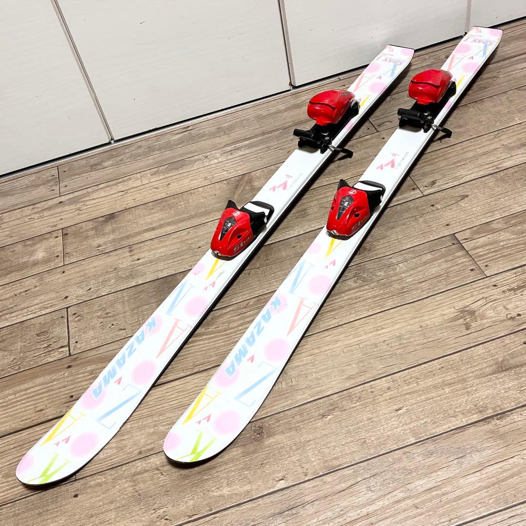 【板110cm/靴21cm】KAZAMA SPAXJ スキーセット