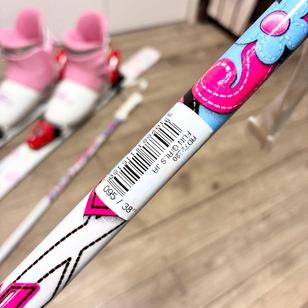 【板110cm/靴21cm】KAZAMA SPAXJ スキーセット