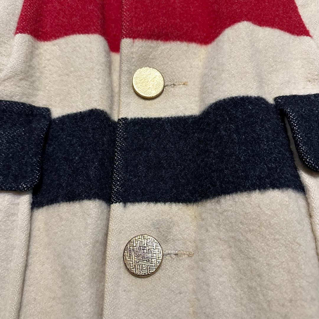 Woolrich ウールリッチ Pコート マルチボーダージャケット