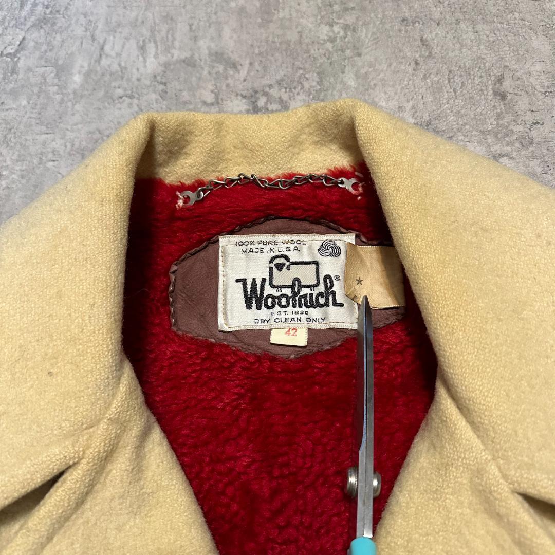 Woolrich ウールリッチ Pコート マルチボーダージャケット