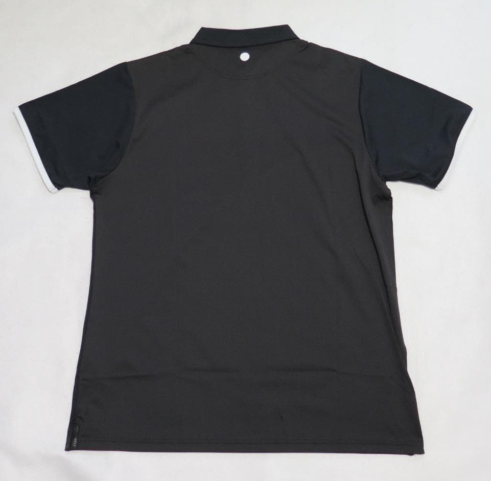 ⓁBRIEFING GOLF ブリーフィングゴルフパンチングメッシュシャツ黒