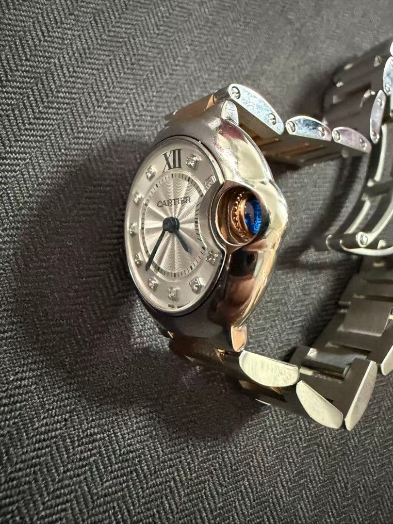 カルティエ CARTIER WE902030 バロンブルーSM