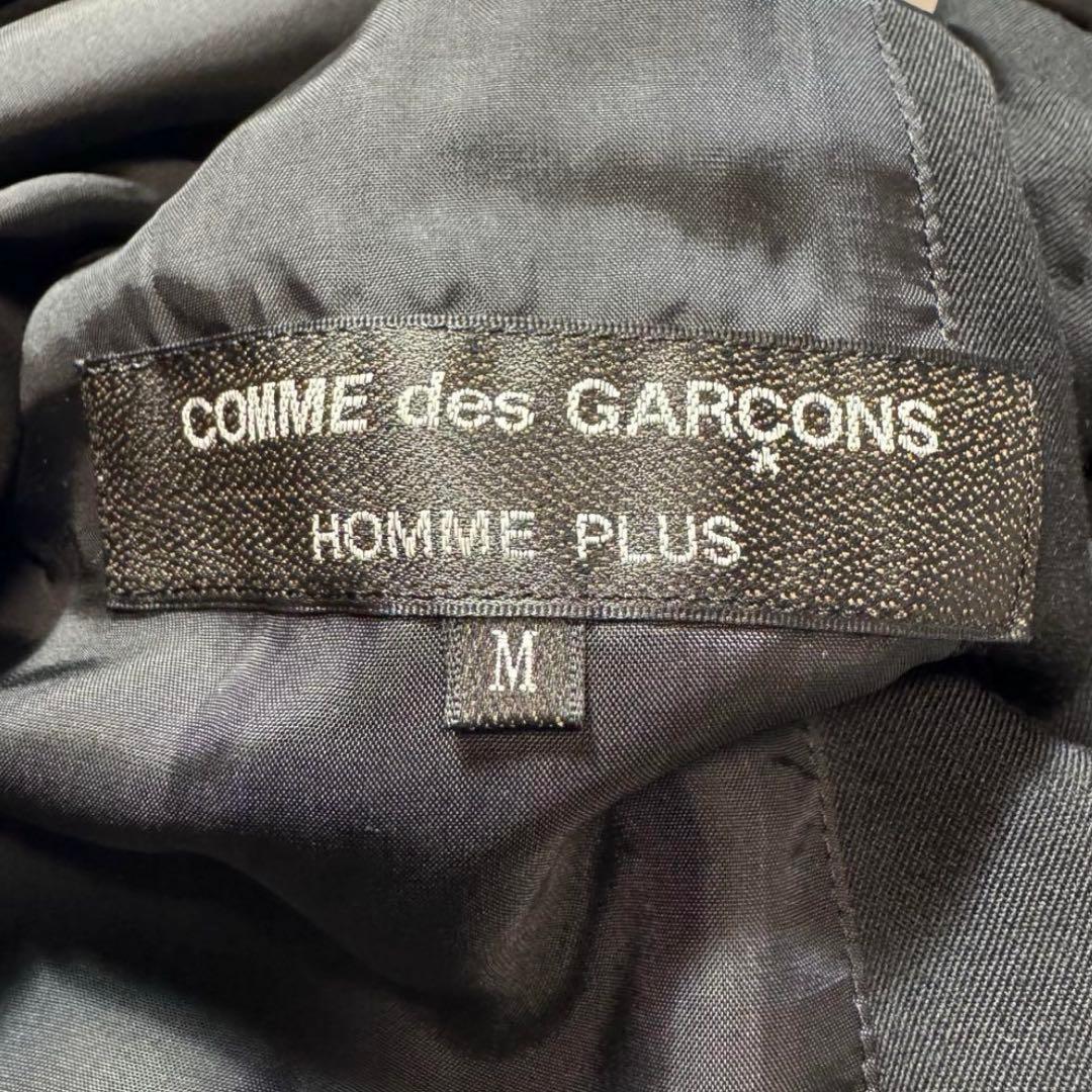 コムデギャルソンオムプリュス　ジャケット　19SS　フェイクレザー切替　断ち切り