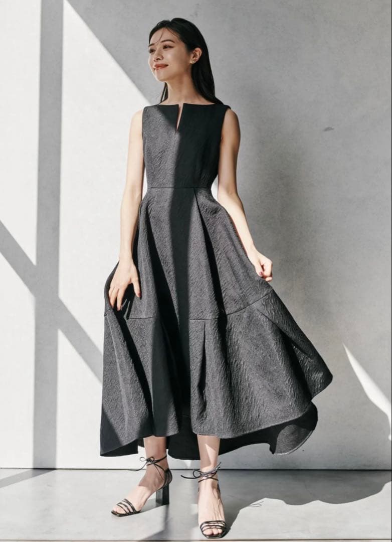 （laubeblanc）Keyneck Jacquard Dress