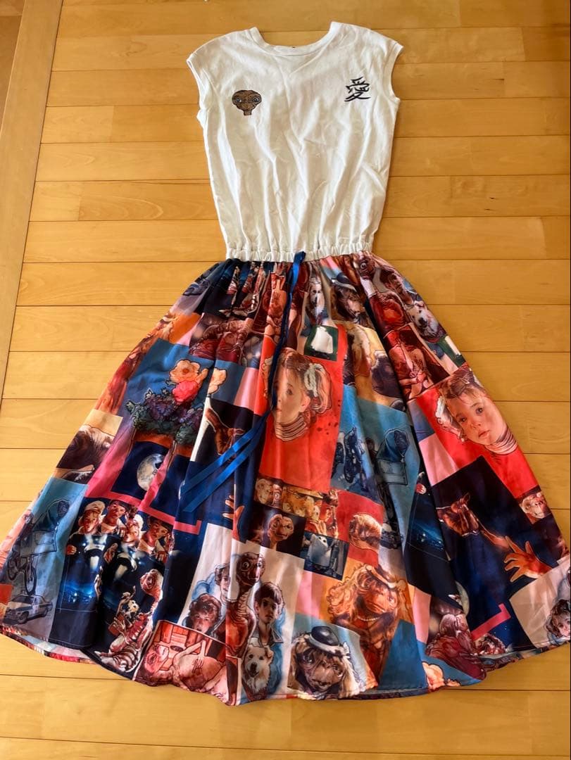 あちゃちゅむxGO TO HOLLYWOODxE.T. ノースリーブワンピ01