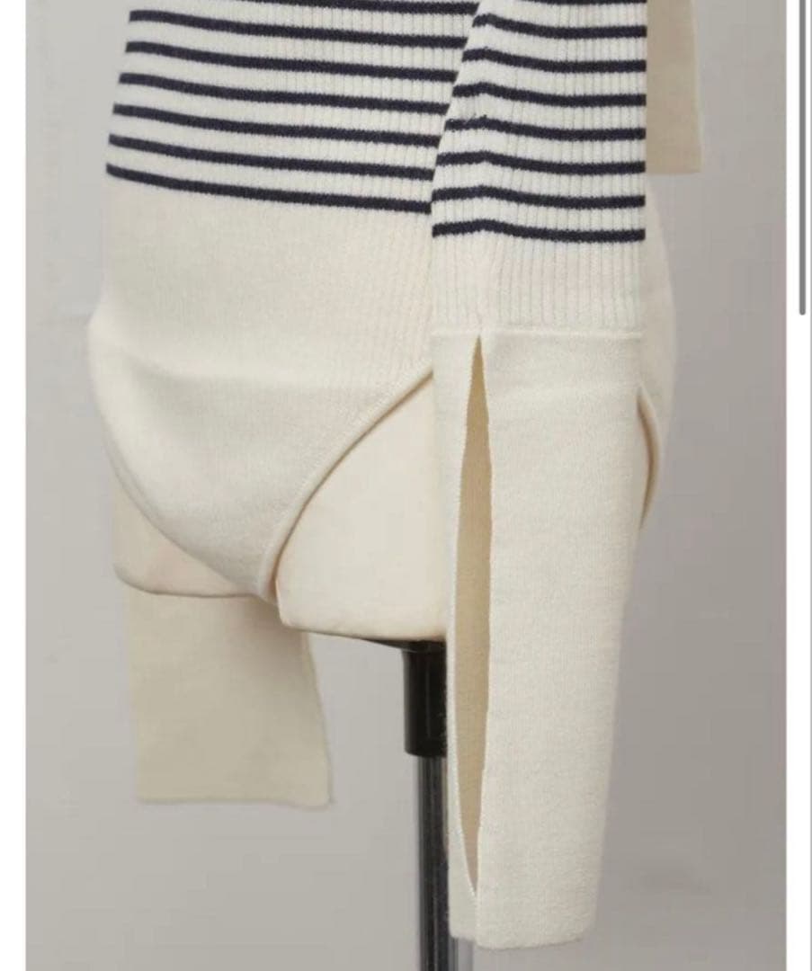 トップス Rosarymoon Back Ribbon Rib Leotard Ivory