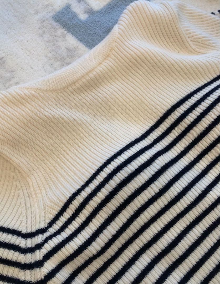 トップス Rosarymoon Back Ribbon Rib Leotard Ivory