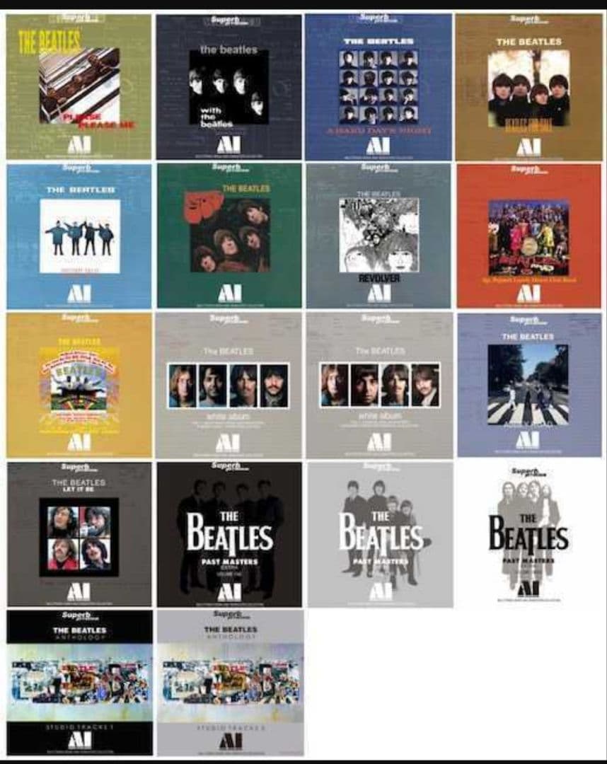THE BEATLES AI AUDIO シリーズ　中古CD 42枚セット