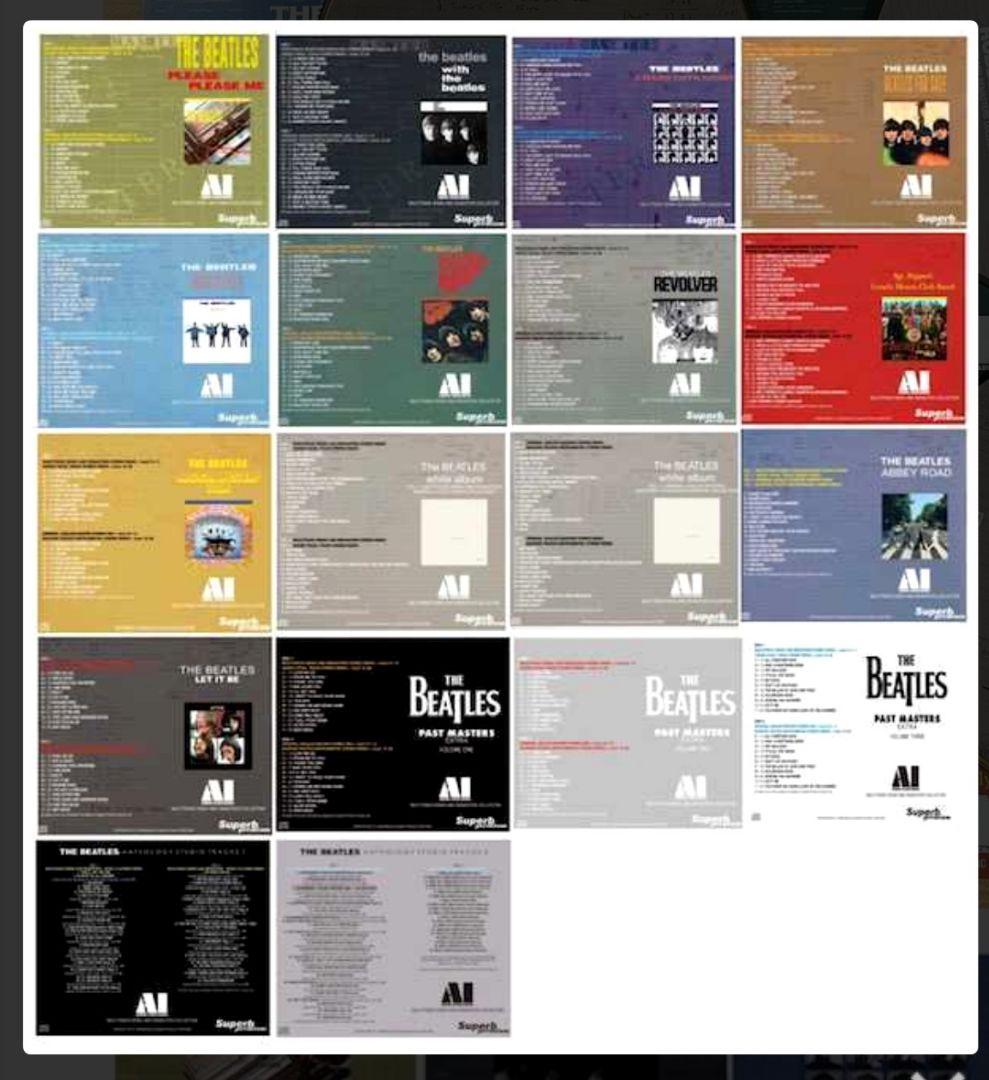 THE BEATLES AI AUDIO シリーズ　中古CD 42枚セット