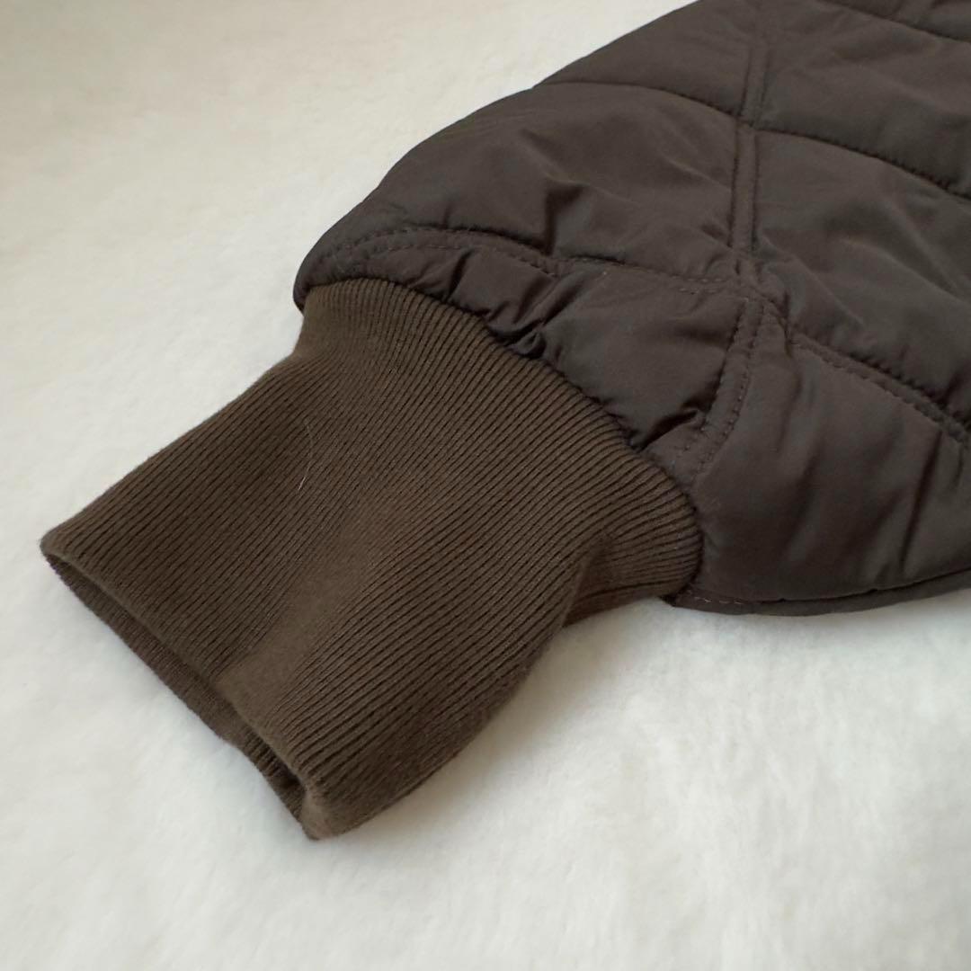 新品未使用　THROW Quilting Hooded ポンチョ　カーキ　F