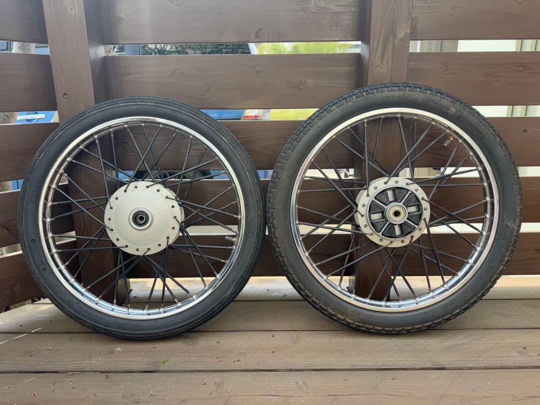 スーパーカブ 17インチ FRホイール 2本セットC50