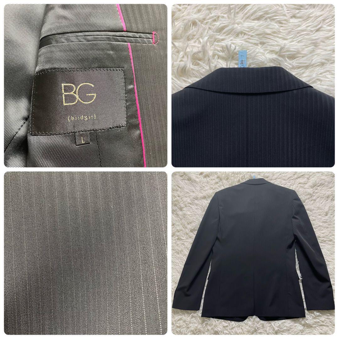 コムサイズム　スーツ　5点　セット　ワイシャツ　ネクタイ　ベルト　黒　L