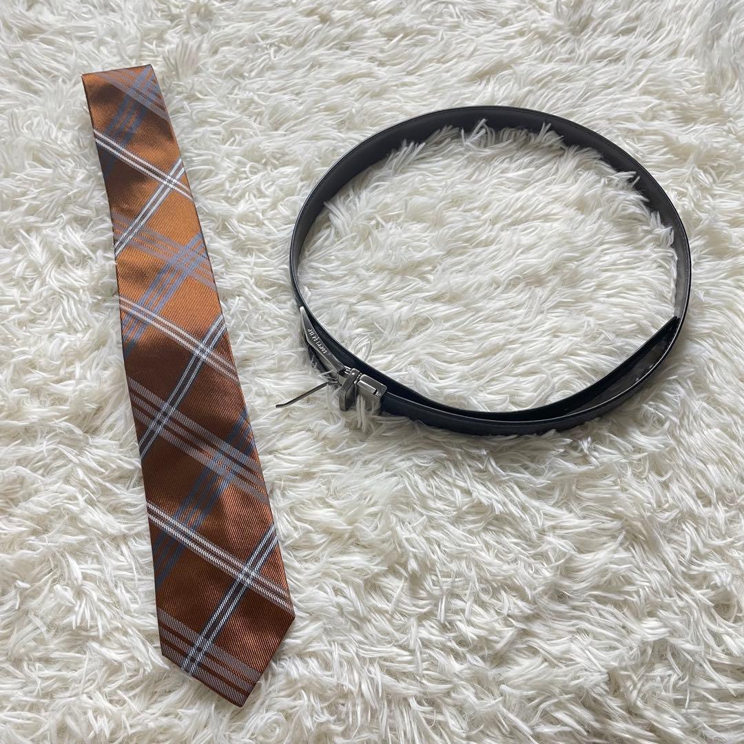 コムサイズム　スーツ　5点　セット　ワイシャツ　ネクタイ　ベルト　黒　L