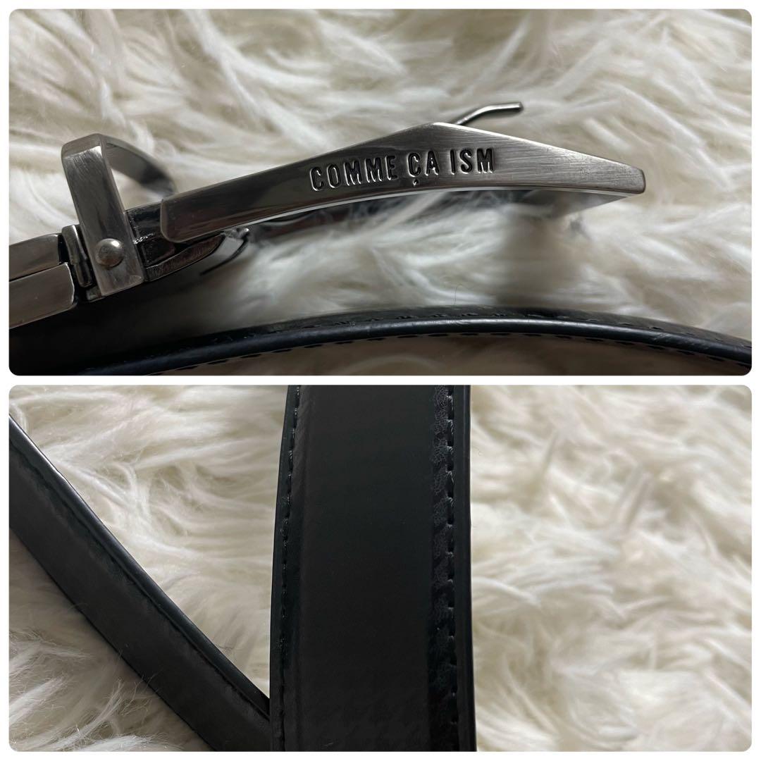 コムサイズム　スーツ　5点　セット　ワイシャツ　ネクタイ　ベルト　黒　L