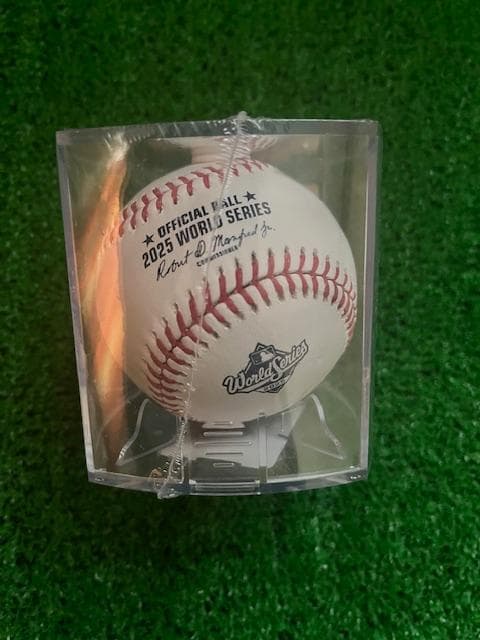 大谷翔平2025ワールドシリーズRawlingsball＆ケース付US販売限定品