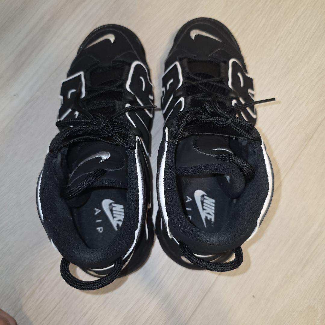 箱あり Nike Air More Uptempo ブラック/ホワイト