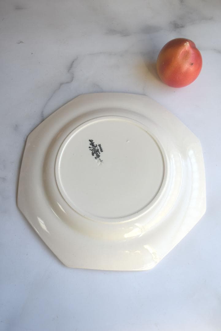 2枚組　サルグミンヌ　オクトゴナルプレート　ディナー皿　フランスアンティーク