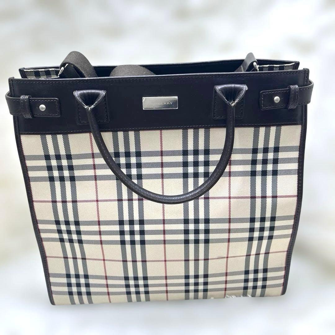 極美品 BURBERRY ノバチェック 2wayトートバッグ　ショルダー