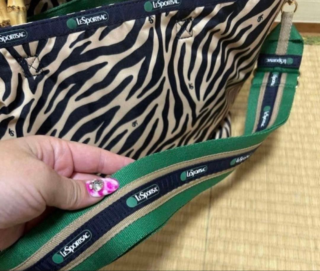 完売品⭐︎レスポートサック　アトリエ　ラージバンブー2way ゼブラ