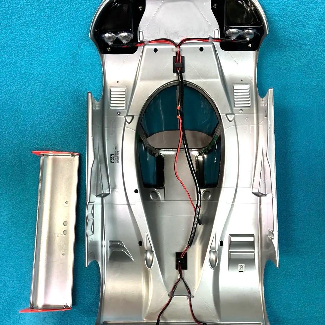 タミヤ RCカーボディ & タイヤ、ホイール　マツダ 787B 塗装ミスあり