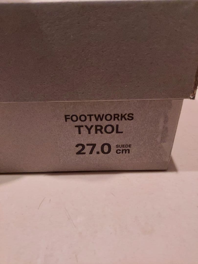 FOOTWORKS Tirolean shoes チロリアン 27.0