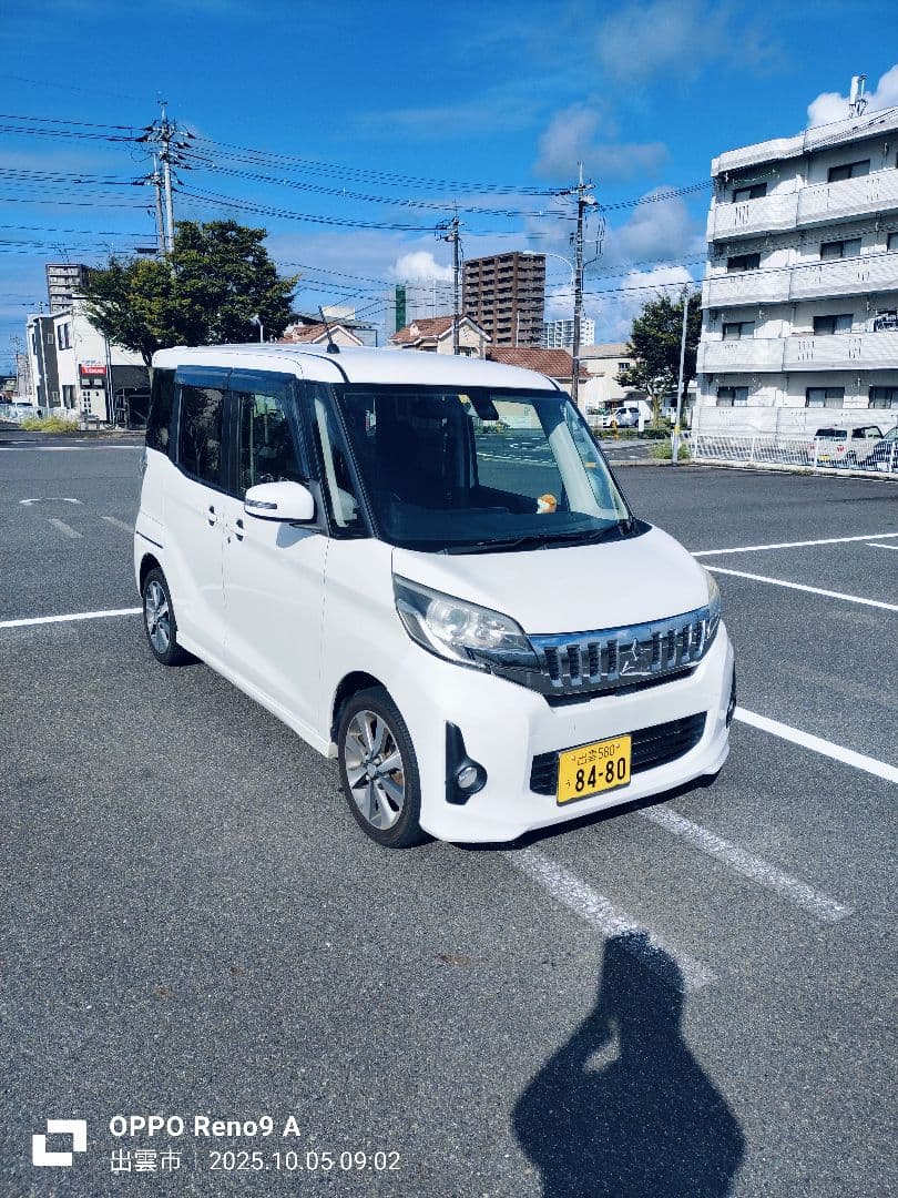 三菱　ekスペースカスタム ターボ