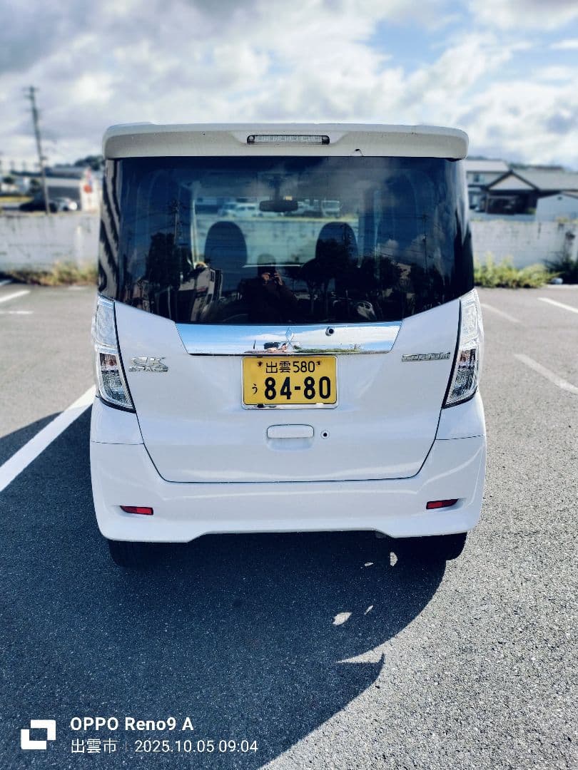 三菱　ekスペースカスタム ターボ