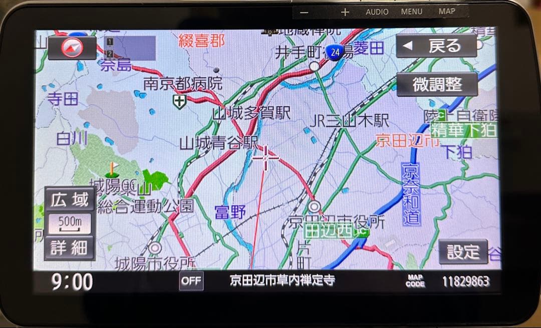 パナソニック　ストラーダ　CN-F1D フローティングナビ　カーナビ　DVD