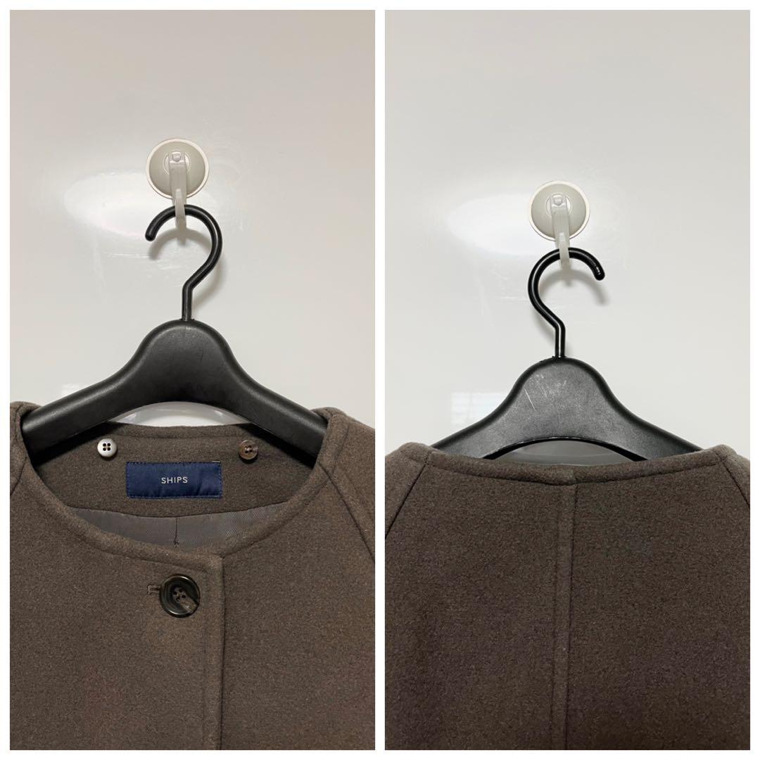 おれんじ様用 美品 SHIPS ハミルトン ウール 2WAY コート 36