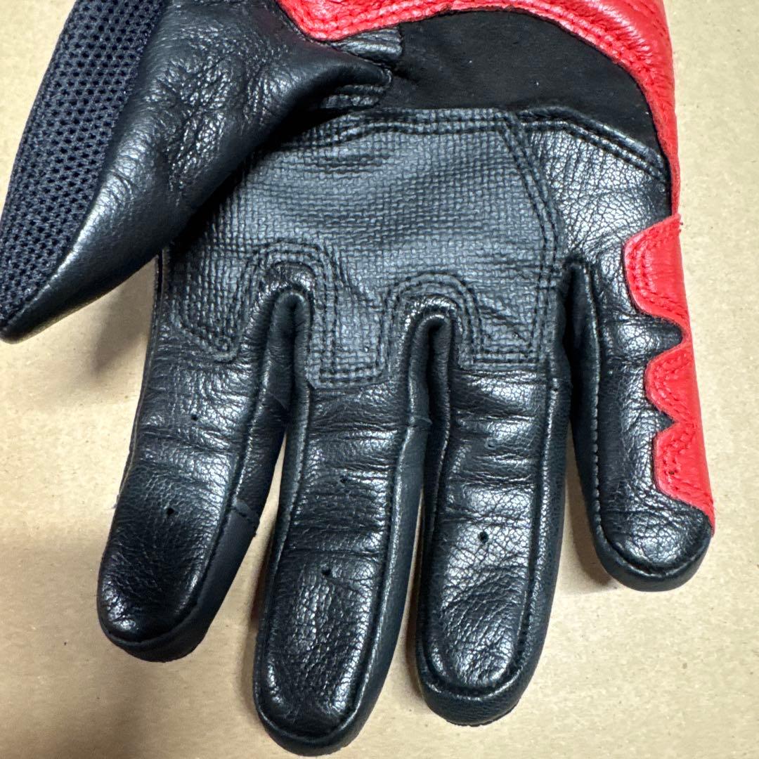 Ducati バイクグローブ 黒/赤