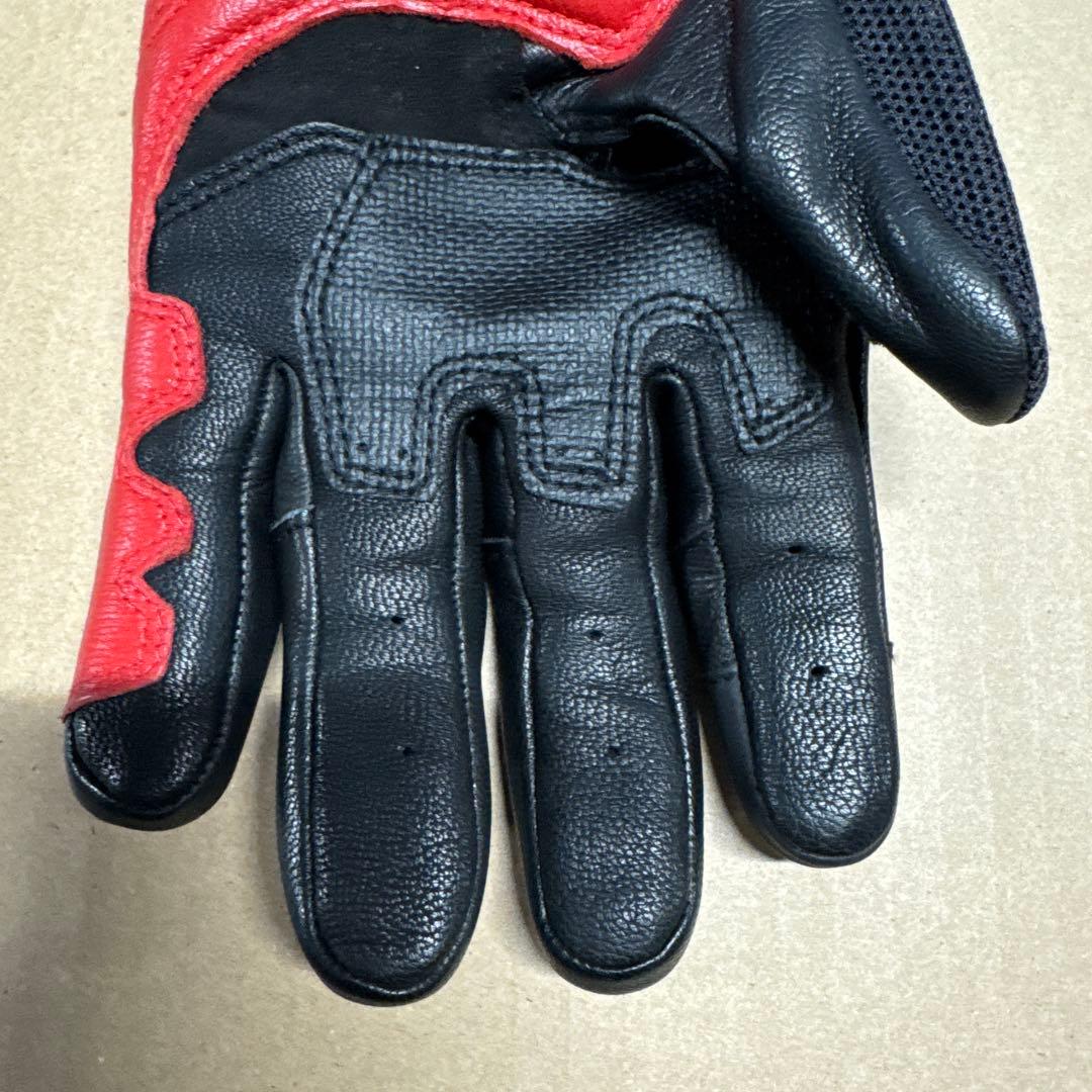 Ducati バイクグローブ 黒/赤