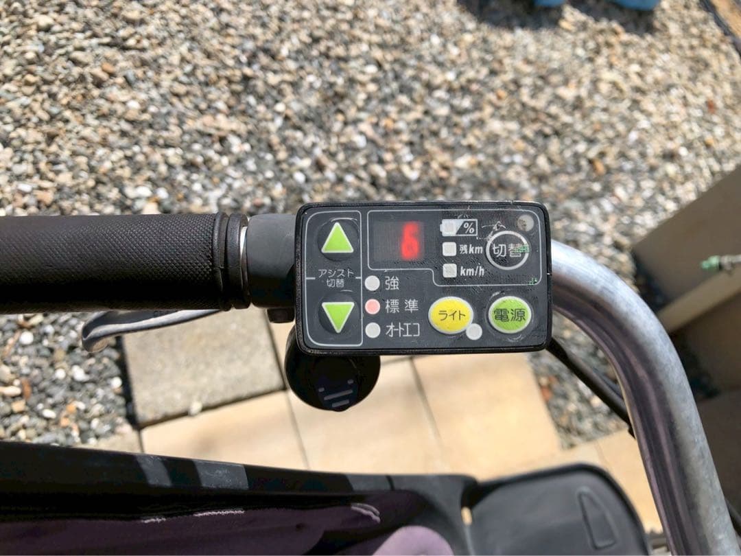 電動自転車　№3128 ブリヂストン　ハイディ２　子供乗せ　26インチ